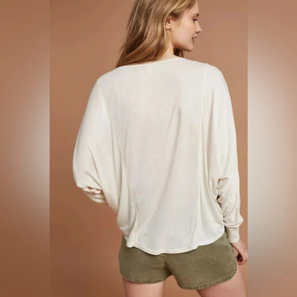 TINY by ANTHROPOLOGIE NWOT Woven Dolman Top - Picture 3 of 10